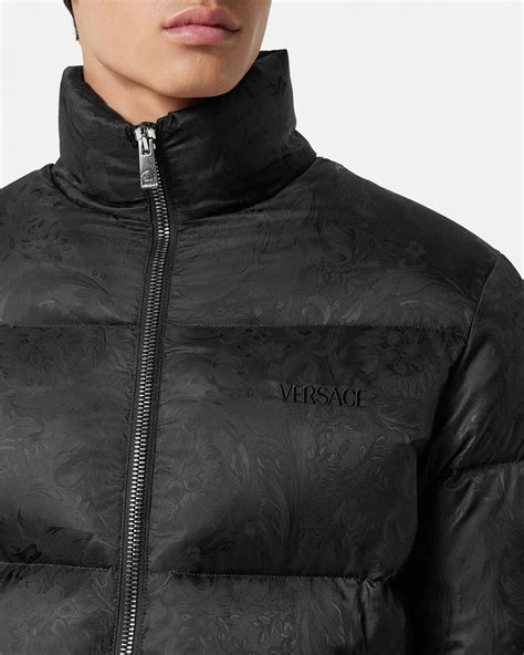 versace replica puffer jacket|versace barocco puffer jacket.